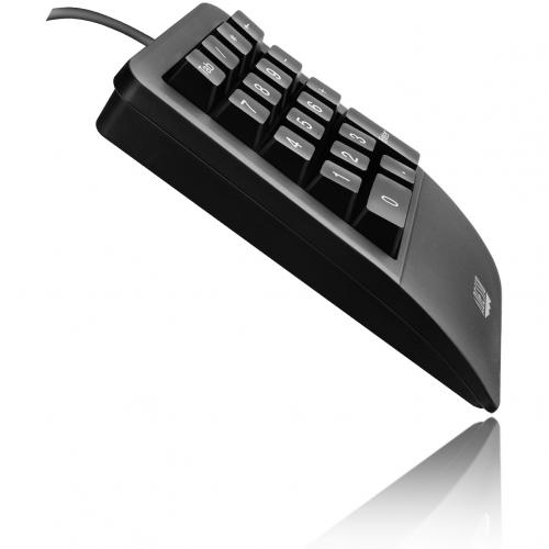 Adesso Antimicrobial Waterproof Numeric Keypad With Wrist Rest Support Alternate-Image2/500