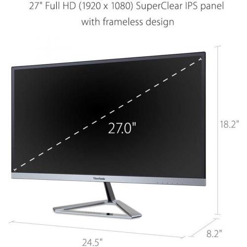 27" 1080p Thin Bezel IPS Monitor With HDMI, DisplayPort, And VGA Alternate-Image2/500