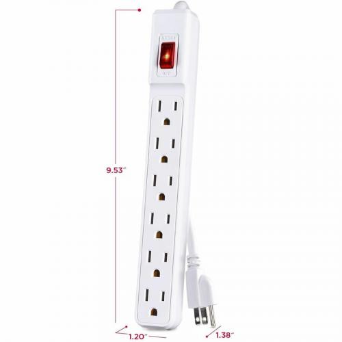 CyberPower GS60304 Power Strips 6 Outlet Power Strip Alternate-Image2/500