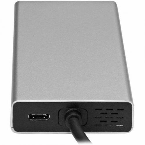 StarTech.com USB C Multiport Adapter   USB C Travel Dock W/ 4K HDMI   60W PD Pass Through, GbE, 2x USB A   Mini USB Type C Docking Station Alternate-Image2/500