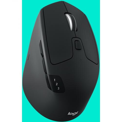 Logitech M720 Triathlon Multi Device Wireless Mouse   Bluetooth Connectivity   Easily Move Text, Images And Files   Hyper Fast Scrolling   10 Million Clicks   Up To 24 Month Battery Life Alternate-Image2/500