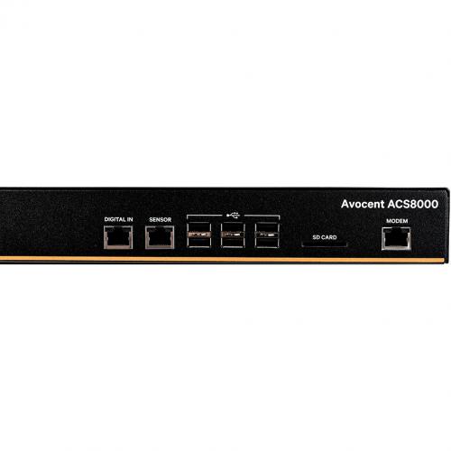 Vertiv Avocent 32 Port ACS8000 Console System With Dual AC Power Supply And Analog Modem, Non TAA Alternate-Image2/500
