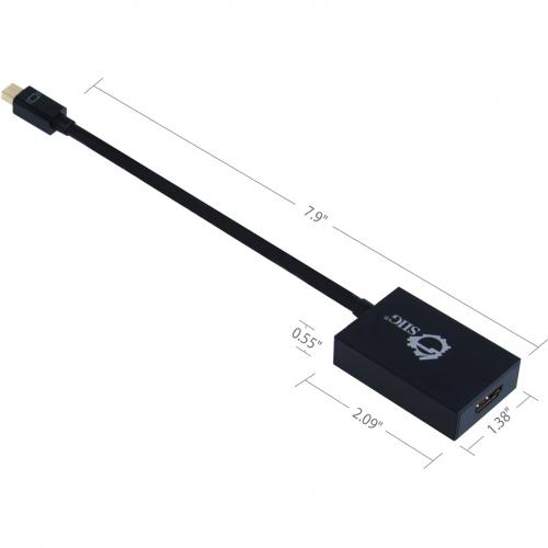 SIIG Mini DisplayPort 1.2 To HDMI 4Kx2K 60Hz Active Adapter Alternate-Image2/500