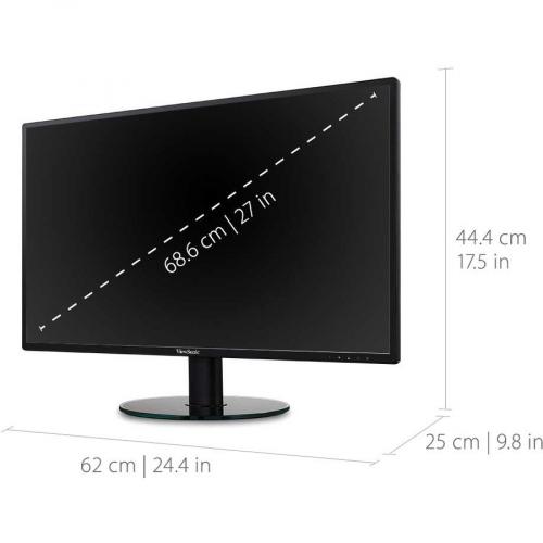 ViewSonic VA2719 SMH 27 Inch IPS 1080p LED Monitor With Ultra Thin Bezels, HDMI And VGA Inputs For Home And Office Alternate-Image2/500
