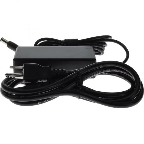 Dell F7970 Compatible 65W 19.5V At 3.34A Black 7.4 Mm X 5.0 Mm Laptop Power Adapter And Cable Alternate-Image2/500