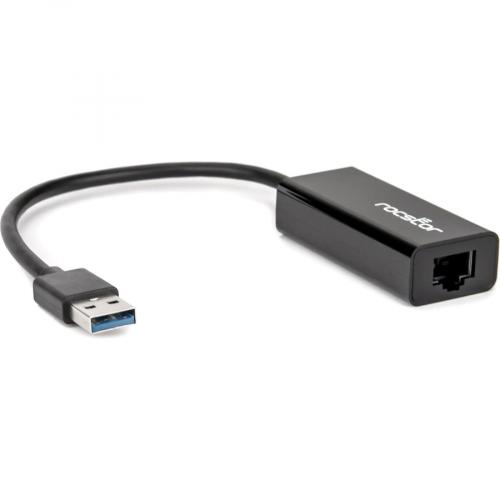 Rocstor Premium USB 3.0 To Gigabit Ethernet NIC Network Adapter Alternate-Image2/500
