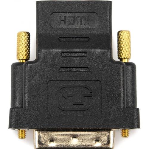 Rocstor Premium HDMI To DVI D Video Cable Adapter   F/M   1 X HDMI Female Digital Audio/Video   1 X DVI D Male Digital Video F/M   Black Alternate-Image2/500