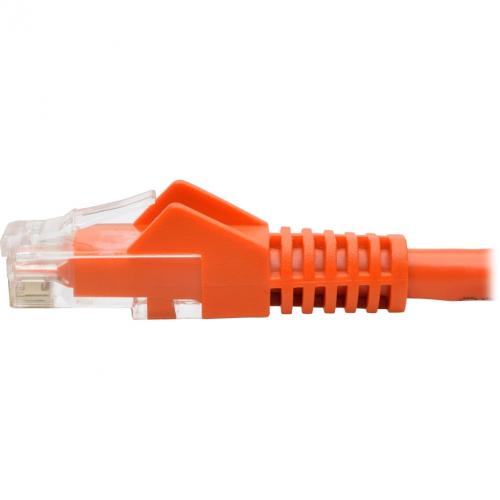 Eaton Tripp Lite Series Cat6 Gigabit Snagless Molded (UTP) Ethernet Cable (RJ45 M/M), PoE, Orange, 6 Ft. (1.83 M) Alternate-Image2/500