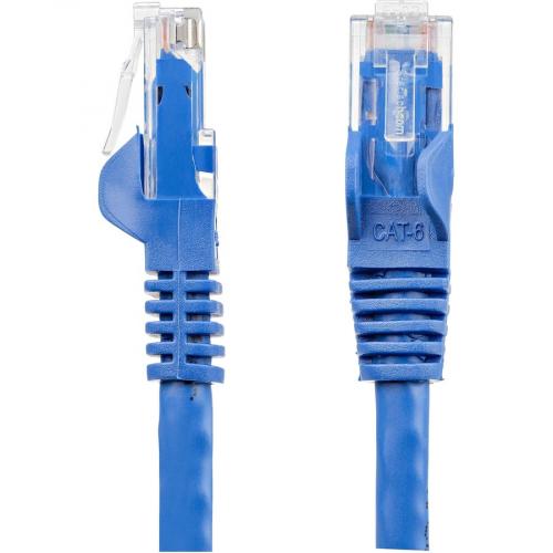 StarTech.com 6ft CAT6 Ethernet Cable   Blue Snagless Gigabit   100W PoE UTP 650MHz Category 6 Patch Cord UL Certified Wiring/TIA Alternate-Image2/500