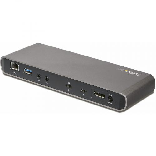 StarTech.com Thunderbolt 3 Dock   Dual Monitor 4K 60Hz TB3 Laptop Docking Station With DisplayPort   85W Power Delivery   3x USB 3.0, GbE Alternate-Image2/500