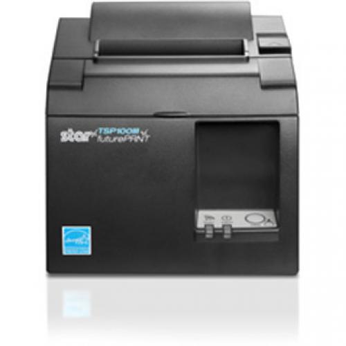 Star Micronics TSP143IIIU GRY US Direct Thermal Printer   Monochrome   Gray   Desktop   Receipt Print   2.83" Print Width   0.5 Second Mono   203 Dpi   Receipt   3.15" Label Width   USB And Lightning   NO BLUETOOTH Alternate-Image2/500