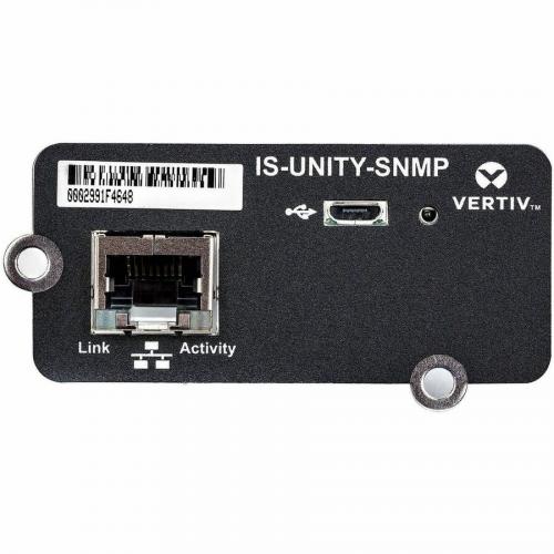 Vertiv Liebert IntelliSlot Unity   SNMP   Network Card | Remote Monitoring Alternate-Image2/500