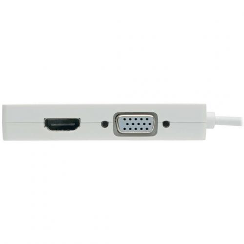 Tripp Lite By Eaton USB C To HDMI / DVI / VGA Multiport Adapter 4K USB Type C To HDMI, USB C, USB Type C Alternate-Image2/500