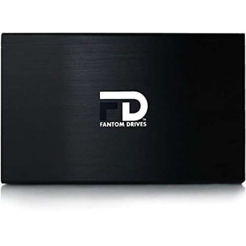 Fantom Drives FD GFORCE 6TB 7200RPM External Hard Drive   USB 3.2 Gen 1 & ESATA   Black   Compatible With Windows & Mac   Made With High Quality Aluminum   1 Year Warranty. Extra Year Of Warranty When Registered With Fantom Drives   (GFP6000EU3) Alternate-Image2/500