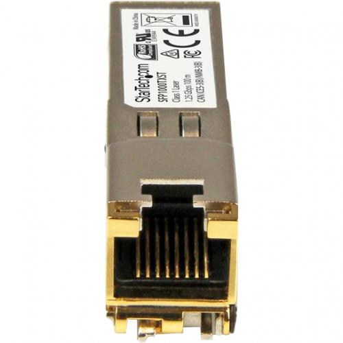 StarTech.com MSA Uncoded SFP Module   1000BASE TX   1GE Gigabit Ethernet SFP SFP To RJ45 Cat6/Cat5e Transceiver Module   100m Alternate-Image2/500