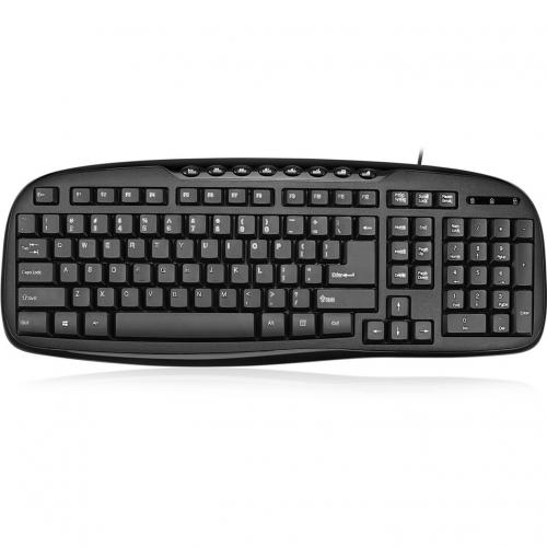 Adesso EasyTouch AKB 133CB Desktop USB Multimedia Keyboard And Mouse Combo Alternate-Image2/500