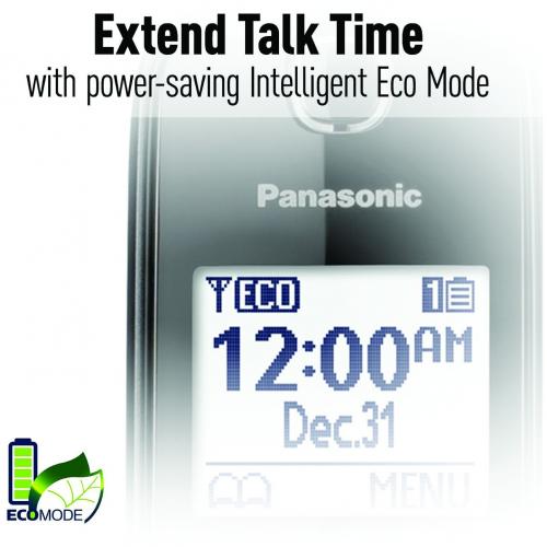 Panasonic KX TGD530M DECT 6.0 1.90 GHz Cordless Phone   Metallic Black Alternate-Image2/500