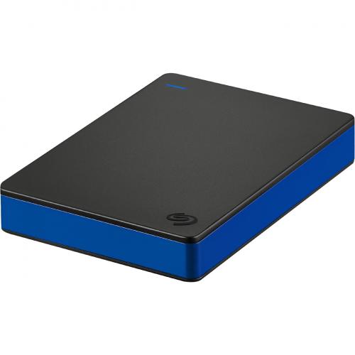 Seagate Game Drive STGD4000400 4 TB Portable Hard Drive   External   Black, Blue Alternate-Image2/500
