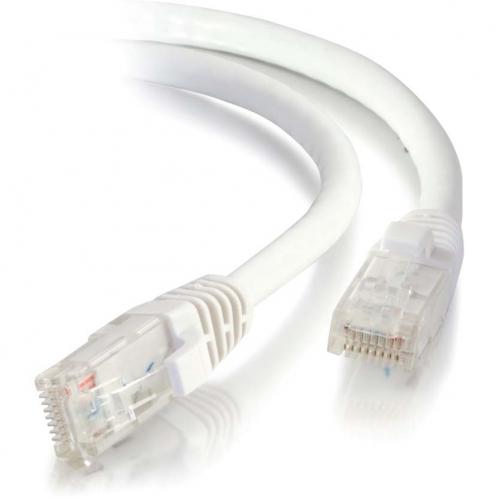 C2G 5ft Cat5e Snagless Unshielded (UTP) Network Patch Cable   White Alternate-Image2/500
