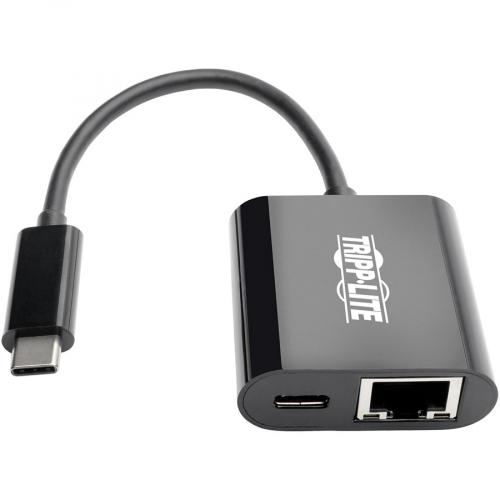 Tripp Lite By Eaton USB C To Gigabit Ethernet Adapter USB Type C To Gbe PD Charging, USB Type C, USB C, USB Type C Alternate-Image2/500