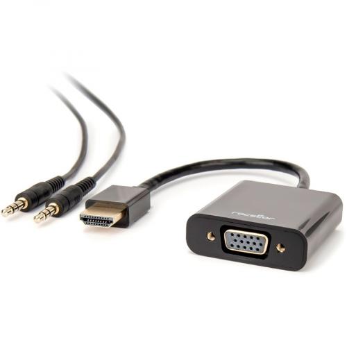 Rocstor Premium HDMI To VGA + 3.5mm Audio Adapter Alternate-Image2/500