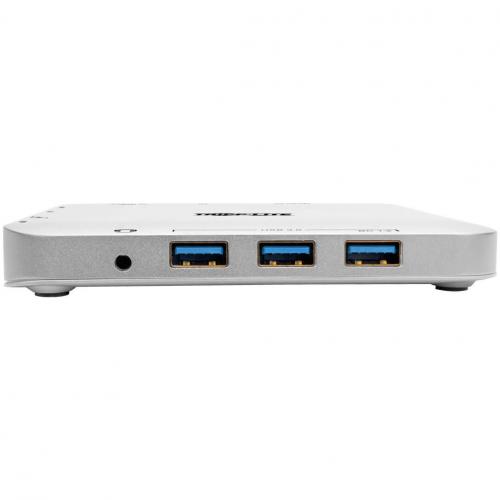 Tripp Lite By Eaton USB C Dock Dual Display   4K HDMI/mDP VGA USB 3.x (5Gbps) USB A/C Hub GbE 60W PD Charging Alternate-Image2/500