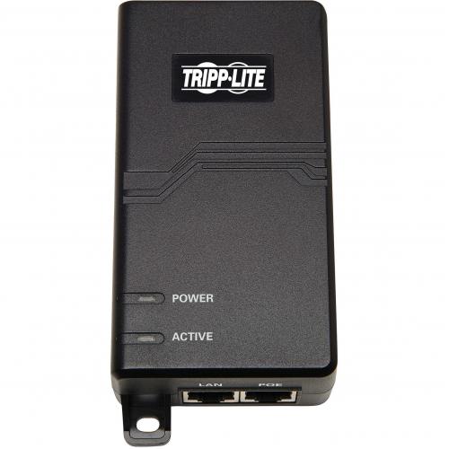 Tripp Lite By Eaton Gigabit PoE+ Midspan Active Injector   IEEE 802.3at/802.3af, 30W, 1 Port Alternate-Image2/500