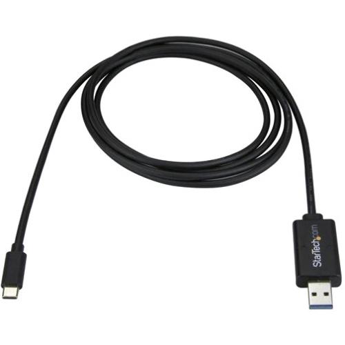 StarTech.com USB C To USB 3.0 Data Transfer Cable   Mac / Windows   Windows Easy Transfer Cable   Mac Data Transfer   2m (6ft) Alternate-Image2/500