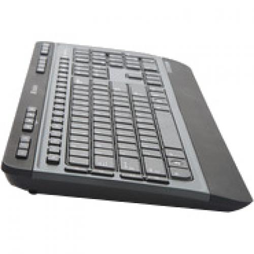 Verbatim Wireless Multimedia Keyboard And 6 Button Mouse Combo   Black Alternate-Image2/500