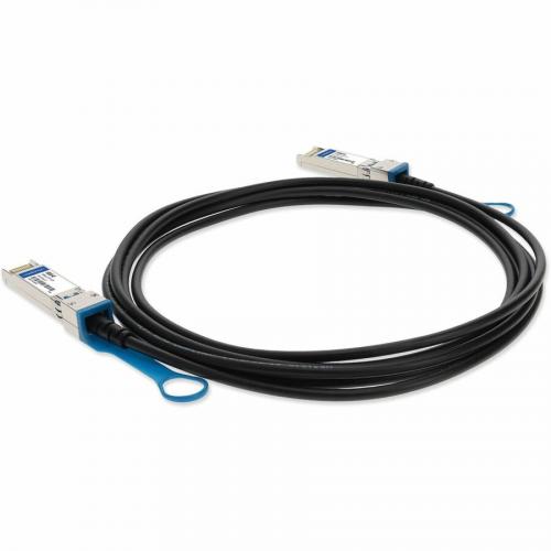 AddOn HP J9281D Compatible TAA Compliant 10GBase CU SFP+ To SFP+ Direct Attach Cable (Passive Twinax, 1m) Alternate Image2/500