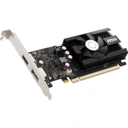 MSI NVIDIA GeForce GT 1030 Graphic Card   2 GB DDR4 SDRAM   Low Profile Alternate-Image2/500