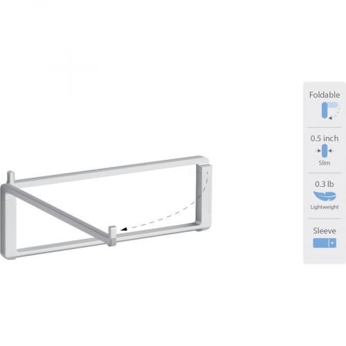 Rain Design MBar Pro Foldable Laptop Stand Silver Alternate-Image2/500