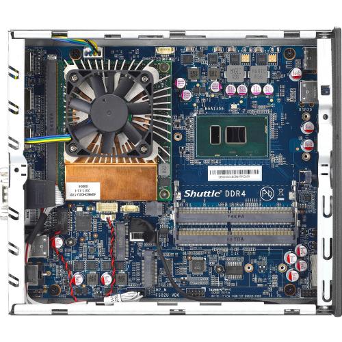 Shuttle XPC Slim DH02U3 Barebone System   Slim PC   Intel Core I3 7th Gen I3 7100U 2.40 GHz Alternate-Image2/500