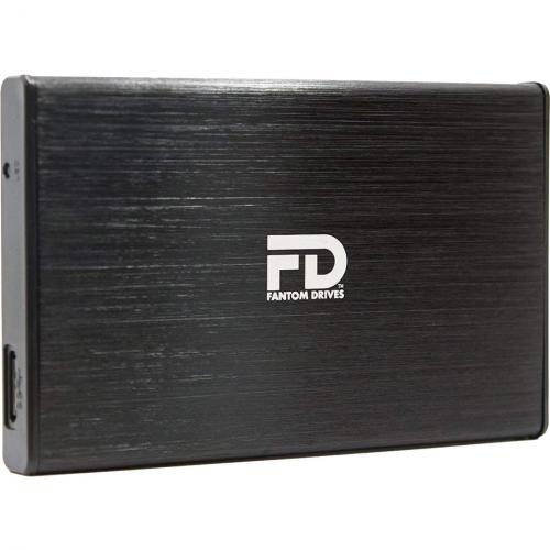 Fantom Drives 4TB Portable Hard Drive   GFORCE 3 Mini   USB 3, Aluminum, Black, GF3BM4000U Alternate-Image2/500