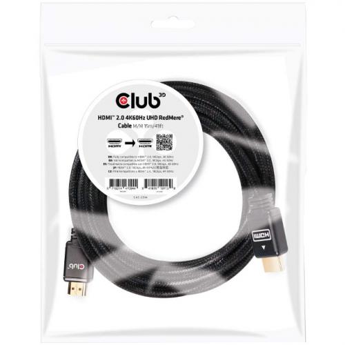 Club 3D CAC 2313 HDMI Audio/Video Cable With Ethernet Alternate-Image2/500