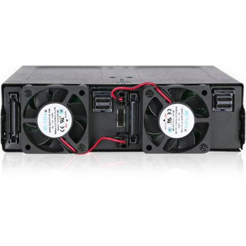 Icy Dock ToughArmor MB998IP B Drive Enclosure For 5.25"   Mini SAS HD Host Interface Internal   Black Alternate-Image2/500