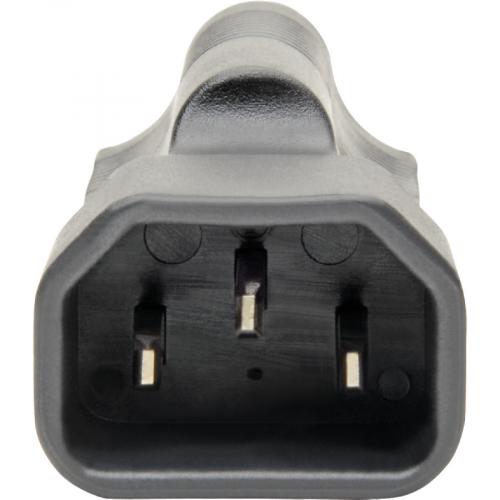 Tripp Lite Computer Power Cord Adapter 10A 125V NEMA 5 15R To C14 Black Alternate-Image2/500