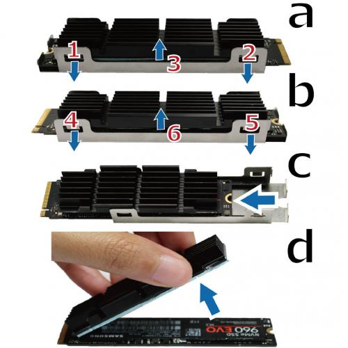 Synology Dual M.2 SSD Adapter Card For Extraordinary Cache Performance Alternate-Image2/500