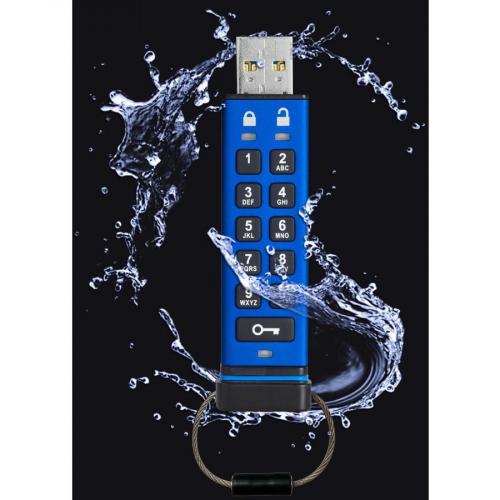 IStorage DatAshur PRO 4 GB | Secure Flash Drive | FIPS 140 2 Level 3 Certified | Password Protected | Dust/Water Resistant | IS FL DA3 256 4 Alternate-Image2/500
