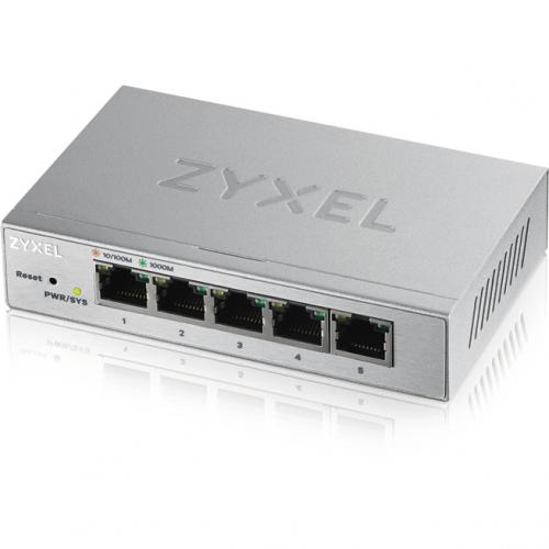 ZYXEL 5 Port Web Managed Gigabit Switch Alternate-Image2/500