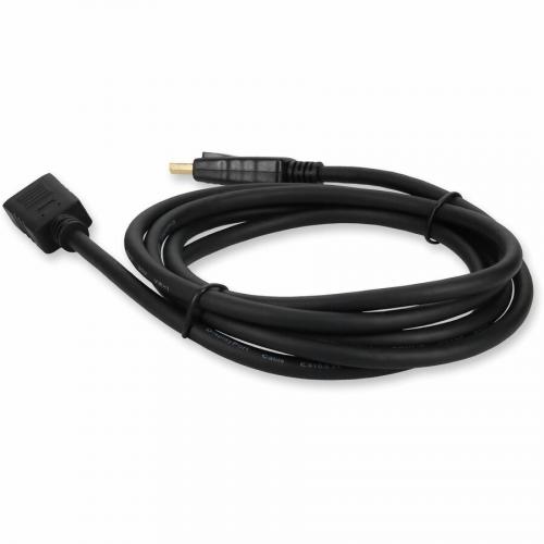 6ft DisplayPort 1.2 Male To DisplayPort 1.2 Female Black Cable For Resolution Up To 3840x2160 (4K UHD) Alternate-Image2/500