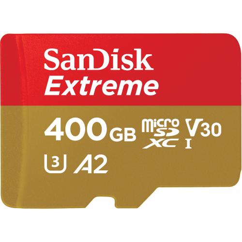 SanDisk Extreme 400 GB UHS I MicroSD Alternate-Image2/500