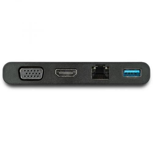 StarTech.com USB C Multiport Adapter With HDMI, VGA, Gb Ethernet & USB   USB C To 4K HDMI Or 1080p VGA Adapter Mini Dock Hub   Travel Dock Alternate-Image2/500