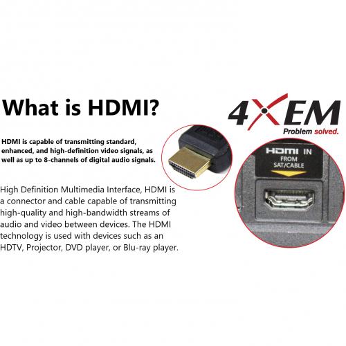 4XEM HDMI To VGA Adapter   Black Alternate-Image2/500