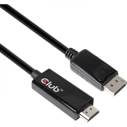 Club 3D DisplayPort 1.4 Cable To HDMI 2.0b Active Adapter Male/Male 2m/6.56 Ft Alternate-Image2/500