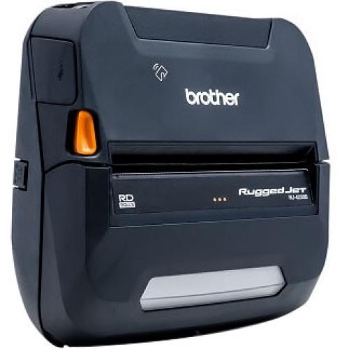 Brother RuggedJet RJ4230B Direct Thermal Printer   Monochrome   Portable   Label/Receipt Print Alternate-Image2/500