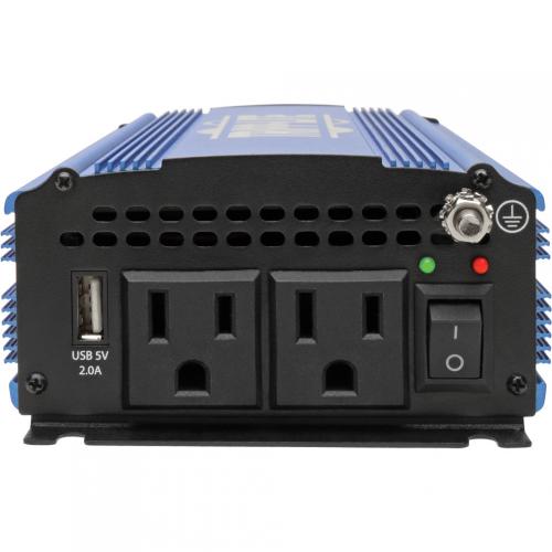 Tripp Lite By Eaton 750W Light Duty Compact Power Inverter With 2 AC/1 USB   2.0A/Battery Cables, Mobile Alternate-Image2/500