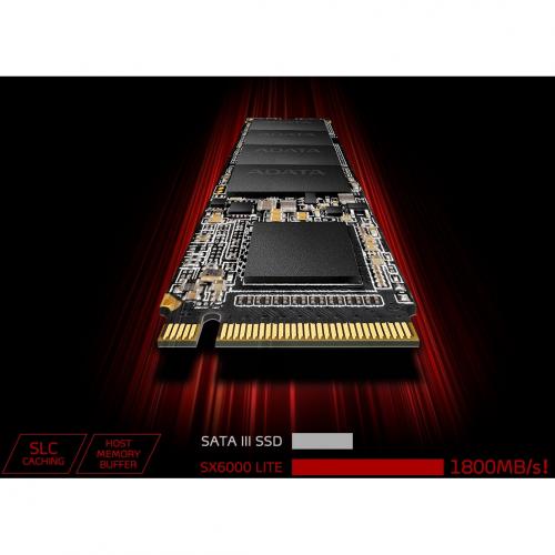 XPG SX6000 Lite 512 GB Solid State Drive   M.2 2280 Internal   PCI Express (PCI Express 3.0 X4) Alternate-Image2/500