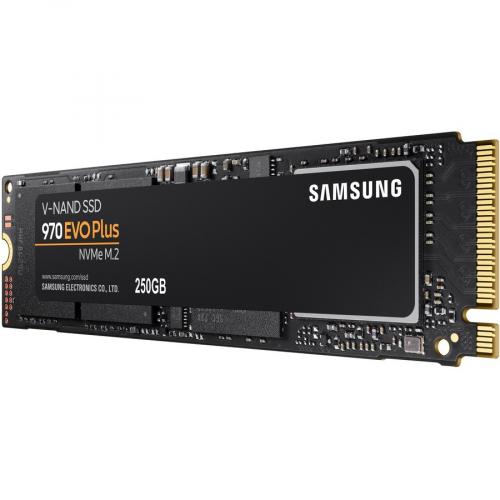 Samsung 970 EVO Plus 250GB Solid State Drive     PCI Express Interface   M.2 2280 Form Factor   53% Faster Read & Write Speeds Than 970 EVO   Powered By Latest V NAND Technology   3.3 VDC Supported Voltage Alternate-Image2/500