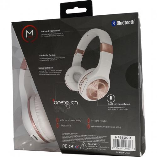 Morpheus 360 Serenity Wireless Over The Ear Headphones   Bluetooth 5.0 Headset With Microphone   HP5500R Alternate-Image2/500